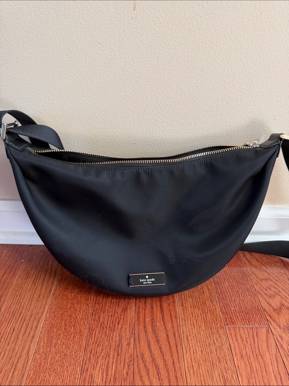 kate spade Black Crescent Crossbody Belt Bag